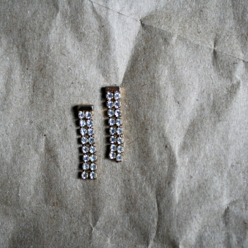 VINTAGE GATSBY INSPIRED DANGLE EARRINGS